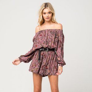 FREE PEOPLE Pretty And Free Womens Romper